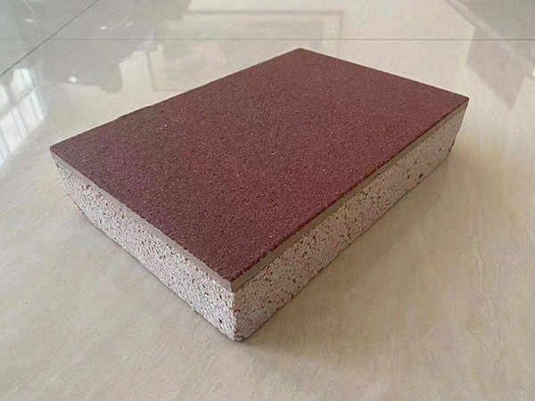 Real stone paint insulation and decoration integrated board